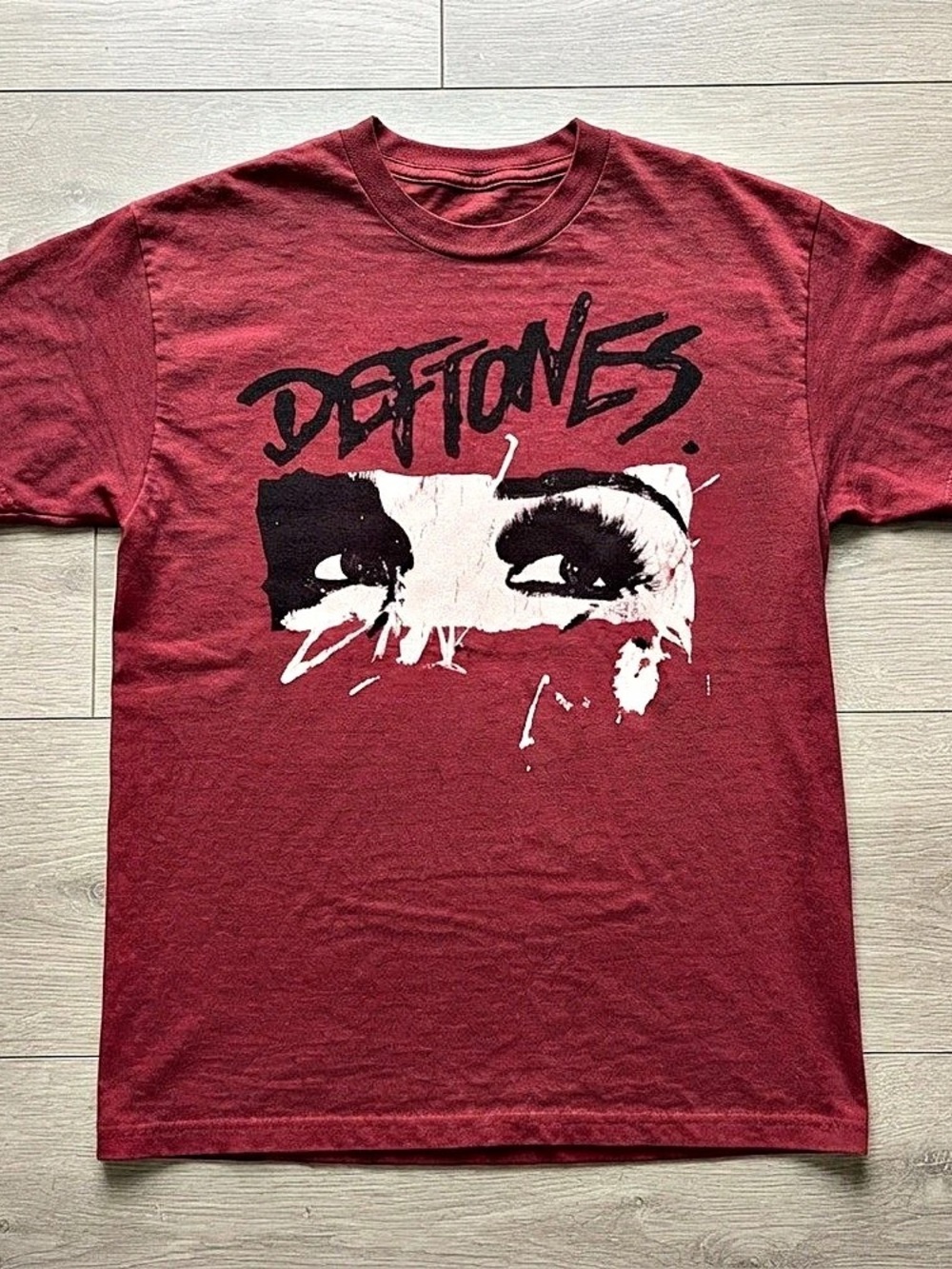 Deftones Self-Titled Album Cover T-Shirt Red